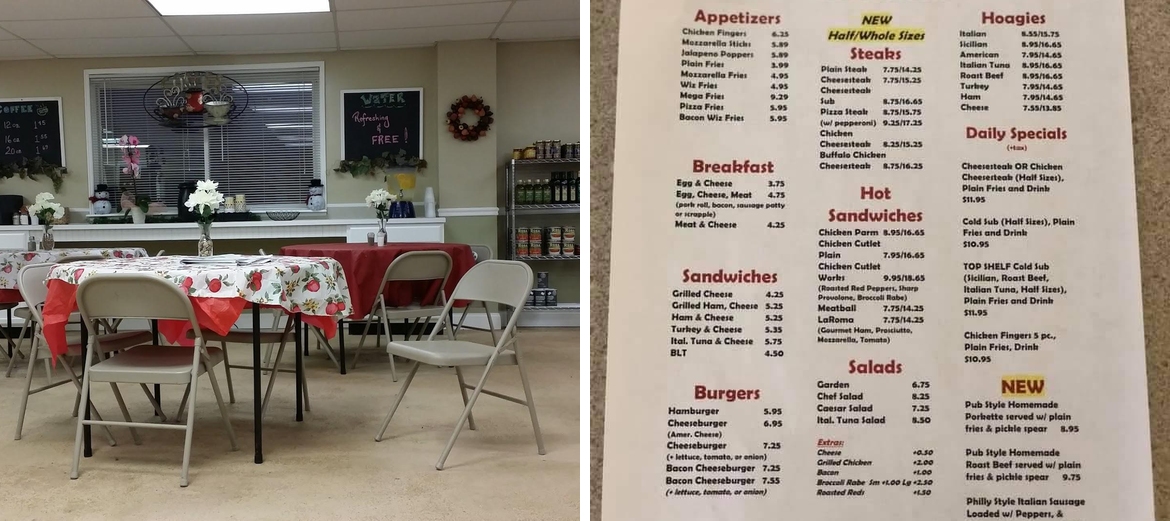 Hometown Deli Menu